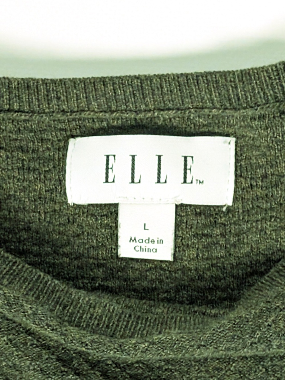 Elle - Olive Green Tunic - Large - Picture 3 of 10